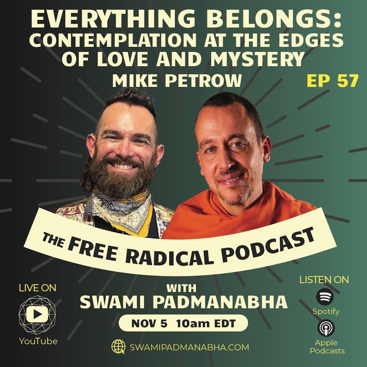 Everything Belongs: Contemplation at the Edges of Love and Mystery | FRP#57 — Mike Petrow 11/5/25