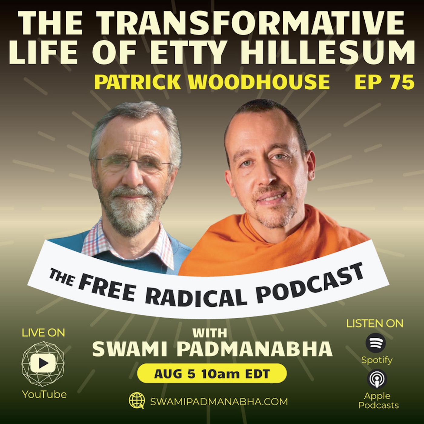 THE TRANSFORMATIVE LIFE OF ETTY HILLESUM | Free Radical Podcast ep75 | Patrick Woodhouse 8/5/26